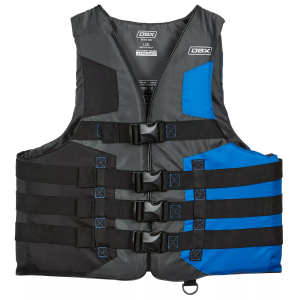 Dbx DBX Men's Verve Nylon Life Vest, Small/Medium, Grey/Blue - $39.99 at DICK'S Sporting Goods