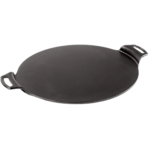 Lodge 15" Cast Iron Pizza Pan, Black