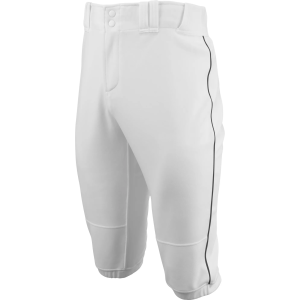 Marucci Boys' Excel Piped Knicker Baseball Pants, Small, White/Black