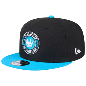 New Era New Era Adult Charlotte FC Black Logo 9Fifty Adjustable Hat, Boys' - $39.99 at DICK'S Sporting Goods