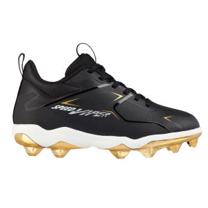 DSG Kids' Speed Viper Multi Sport Cleats, Size 1, Black/Gold