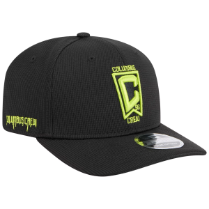New Era Men's Columbus Crew 2025- 2026 Black Jersey Hook 9Seventy Adjustable Hat