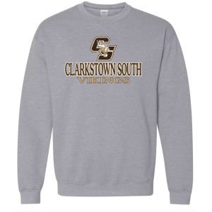 Pel Athletic Pel Athletic Men's Clarkstown South High School Grey Crewneck Sweatshirt, Small, Gray - $39.99 at DICK'S Sporting Goods