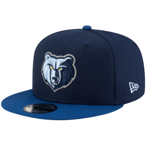 New Era Adult Memphis Grizzlies Navy 2Tone 9Fifty Adjustable Snapback Hat, Men's, Blue