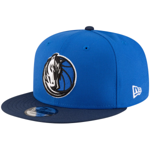New Era Adult Dallas Mavericks Blue Two Tone 9Fifty Adjustable Hat, Men's