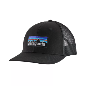 Patagonia Men's P-6 Logo Trucker Hat, Black