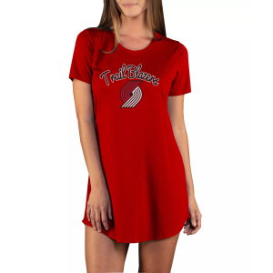 Concepts Sport Women's Portland Trail Blazers Marathon Red Night T-Shirt, Small