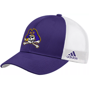 Adidas adidas Men's East Carolina Pirates Purple Structured Adjustable Trucker Hat - $38.00 at DICK'S Sporting Goods