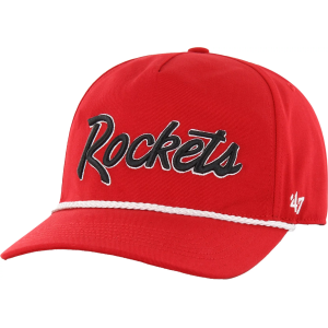 '47 Adult Houston Rockets Script Adjustable Snapback Hitch Hat, Men's, Red