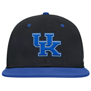 Nike Nike Adult Kentucky Wildcats Black/Royal Aero Fitted Hat, Men's, Size 7 1/2 - $42.00 at DICK'S Sporting Goods
