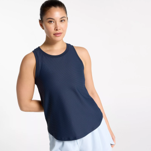 CALIA Women's Renew Arches Mesh Tank, 1X, Darker Ardosia Slate