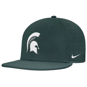 Nike Nike Adult Michigan State Spartans Pro Green Aero Fitted Hat, Men's, Size 7 1/4 - $40.00 at DICK'S Sporting Goods