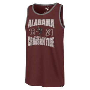 '47 Adult Alabama Crimson Tide Red Premium Franklin T-Shirt, Men's, Medium