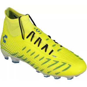 Charly Zinetik PFX HI AG Soccer Cleats, M4.5/W6, Yellow/Blue