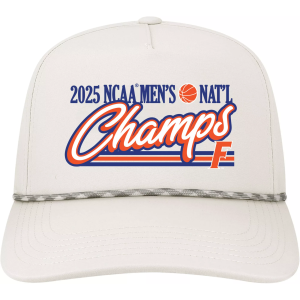 League-Legacy League-Legacy Adult 2025 Men's Basketball National Champions Florida Gators Rope Caddy Hat, White - $37.99 at DICK'S Sporting Goods