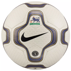 Nike Nike Heritage Premier League Geo Merlin Soccer Ball, Size 5, White/Blue/Gold - $37.00 at DICK'S Sporting Goods