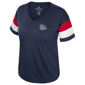 Colosseum Colosseum Women's Gonzaga Bulldogs Navy Sparkle V-Neck T-Shirt, Small, Blue - $36.99 at DICK'S Sporting Goods