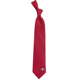 Eagles Wings Georgia Bulldogs Print Silk Necktie, Men's, Team
