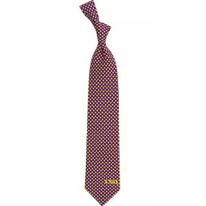 Eagles Wings LSU Tigers Print Silk Necktie, Men's, Multi