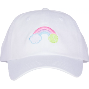 Ame & Lulu Girls' Tennis Camper Hat, No Size, Pastel Rainbow