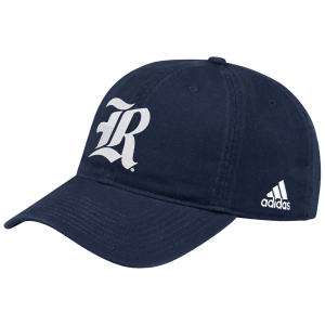adidas Men's Rice Owls Navy Slouch Adjustable Hat, Blue