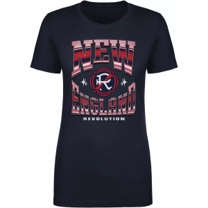 500 Level Women's New England Revolution 2024 Bootleg Navy T-Shirt, Small, Blue