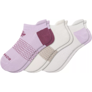 Bombas Adult Solid Ankle Socks - 3 Pack, Men's, Small, Pastel Lavender Mix