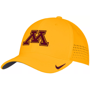 Nike Nike Adult Minnesota Golden Gophers Gold Aero Fitted Hat, Men's, Medium/Large, Yellow - $36.00 at DICK'S Sporting Goods