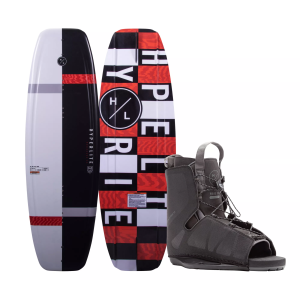 Hyperlite Motive with Frequency Wakeboard with Binding, Aluminum
