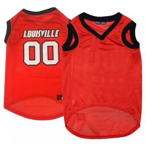 Pets First Louisville Cardinals Pet Jersey, XS