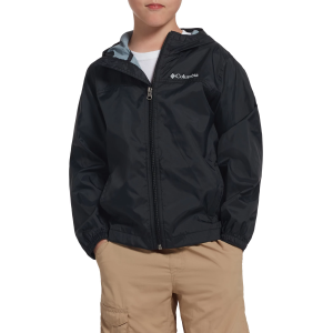 Columbia Boys' Glennaker Rain Jacket, XXS, Black