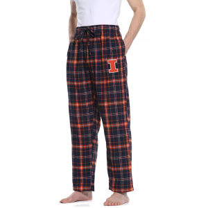 Concepts Sport Men's Illinois Fighting Illini Blue/Orange Ultimate Sleep Pants, Small