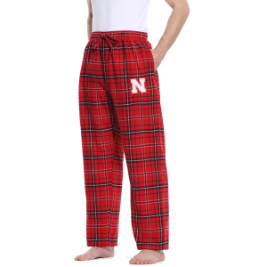 Concepts Sport Men's Nebraska Cornhuskers Scarlet/Black Ultimate Sleep Pants, Small