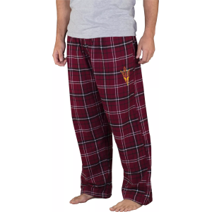 Concepts Sport Men's Arizona State Sun Devils Maroon/Black Ultimate Sleep Pants, Small, Red