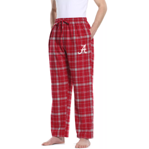Concepts Sport Men's Alabama Crimson Tide Crimson/Grey Ultimate Sleep Pants, Small, Red