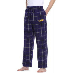 Concepts Sport Men's LSU Tigers Purple/Black Ultimate Sleep Pants, Small