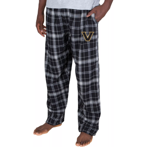 Concepts Sport Men's Vanderbilt Commodores Black/Grey Ultimate Sleep Pants, Small, Gray