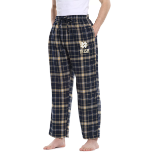 Concepts Sport Men's Notre Dame Fighting Irish Navy/Gold Ultimate Sleep Pants, Small, Yellow