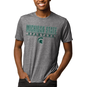 League-Legacy League-Legacy Men's Michigan State Spartans Grey Reclaim Tri-Blend T-Shirt, Small, Gray - $35.00 at DICK'S Sporting Goods