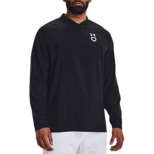 Under Armour Men's Utility Long Sleeve Cage Jacket, Small, Black/White