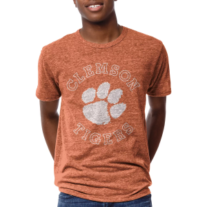 League-Legacy Men's Clemson Tigers Orange Victory Falls T-Shirt, Medium