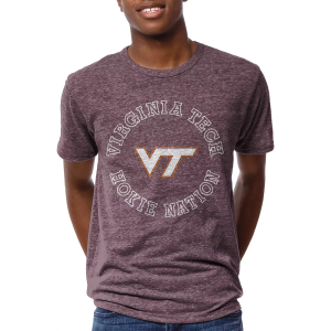 League-Legacy Men's Virginia Tech Hokies Maroon Victory Falls T-Shirt, Small, Red
