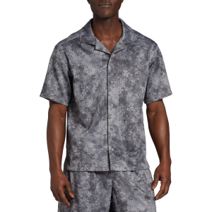 DSG Men's Mesh Short Sleeve T-Shirt, Small, L Charcoal Blurred Floral