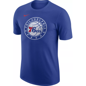 Nike Men's Philadelphia 76ers Blue Essential Logo T-Shirt, XXL
