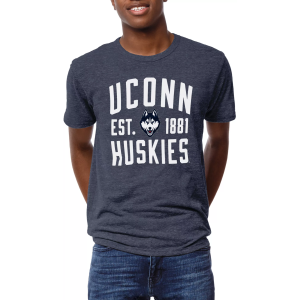 League-Legacy Men's UConn Huskies Blue Tri-Blend Victory T-Shirt, Small