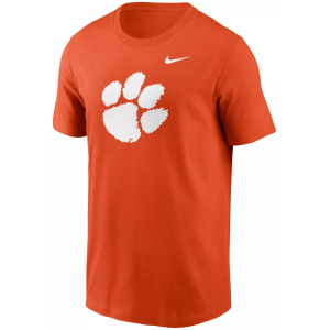 Nike Men's Clemson Tigers Orange Core Cotton Logo T-Shirt, Small
