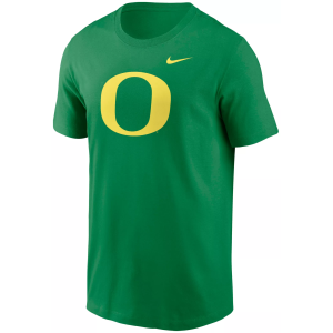 Nike Men's Oregon Ducks Green Core Cotton Logo T-Shirt, Small