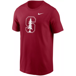 Nike Men's Stanford Cardinal Cardinal Core Cotton Logo T-Shirt, Large, Red