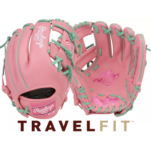 Rawlings 11.5" NXT ContoUR Fit Series Glove, Pink/Mint