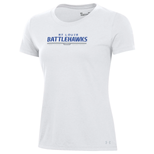 Under Armour Under Armour Women's UFL St. Louis Battlehawks Wordmark Logo White T-Shirt, Small - $9.97 at DICK'S Sporting Goods